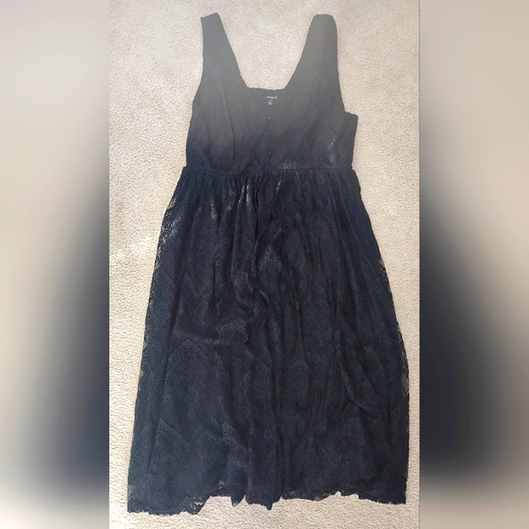 Torrid Black Lace Button Midi Dress Size 1X - Picture 5 of 10